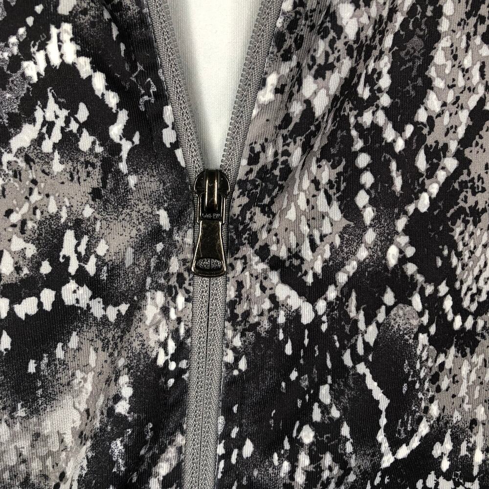 Style & Co. Sport Snakeskin Print Jacket Women's Large Long Sleeve - Picture 5 of 8